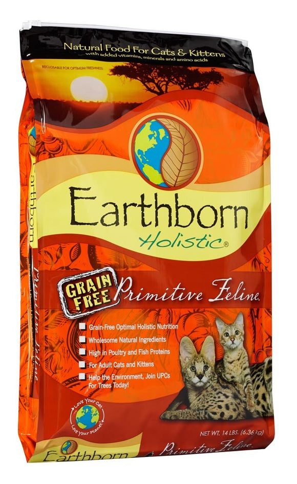 Earthborn Dry Kibble Primitive Cat 14lb