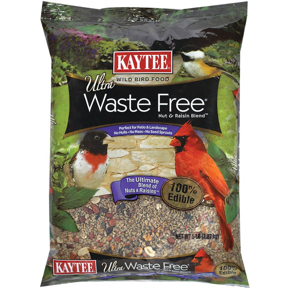 Kaytee Waste Free Nut And Raisin Blend 5lb