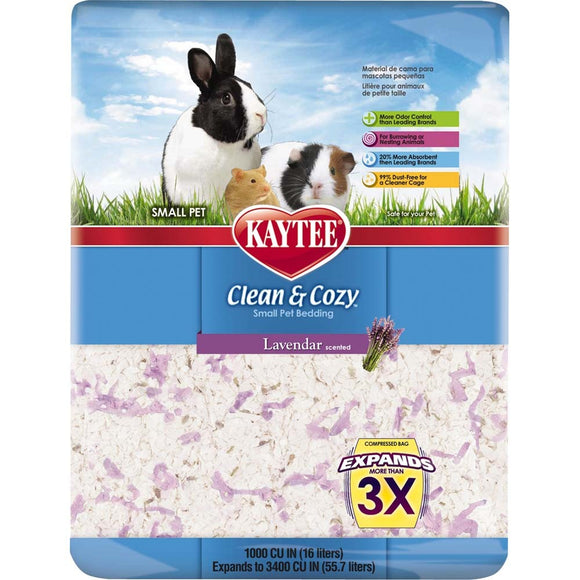 Kaytee Clean And Cozy Bedding Lavender 1000ci