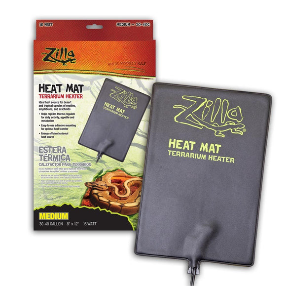 Zilla Heat Mat Medium 30-40gal 8X12 16W