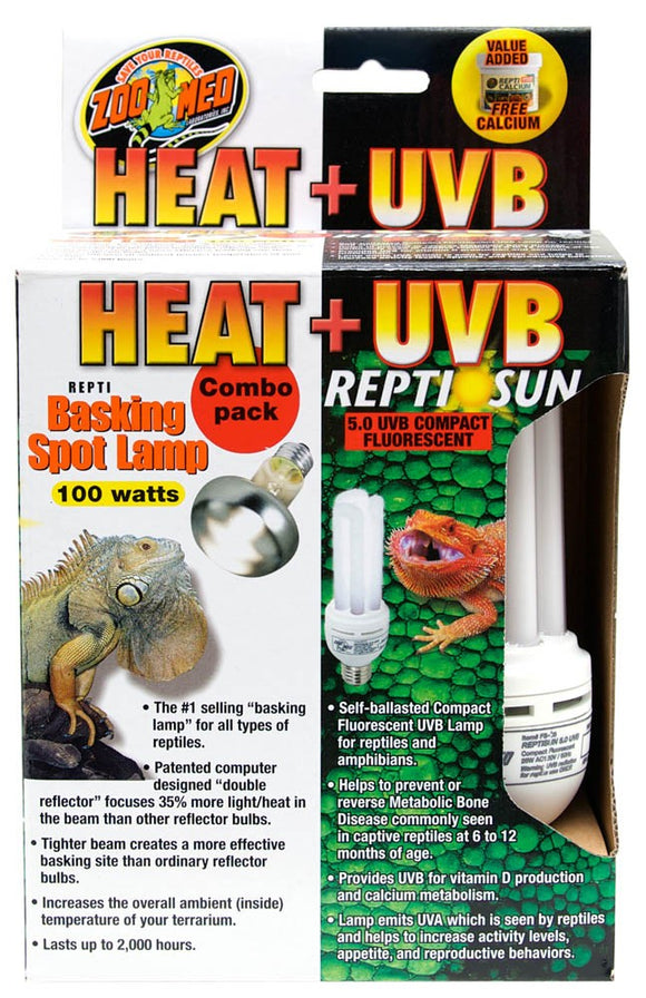 Zoo Med Heat & UVB Combo Pack 100W