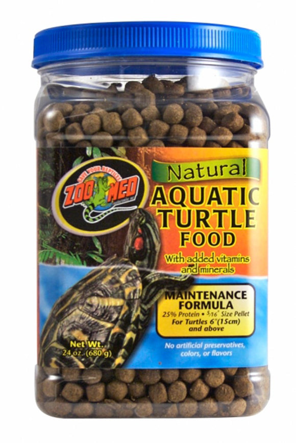 Zoo Med Natural Aquatic Turtle Food Maintenance Formula 24oz