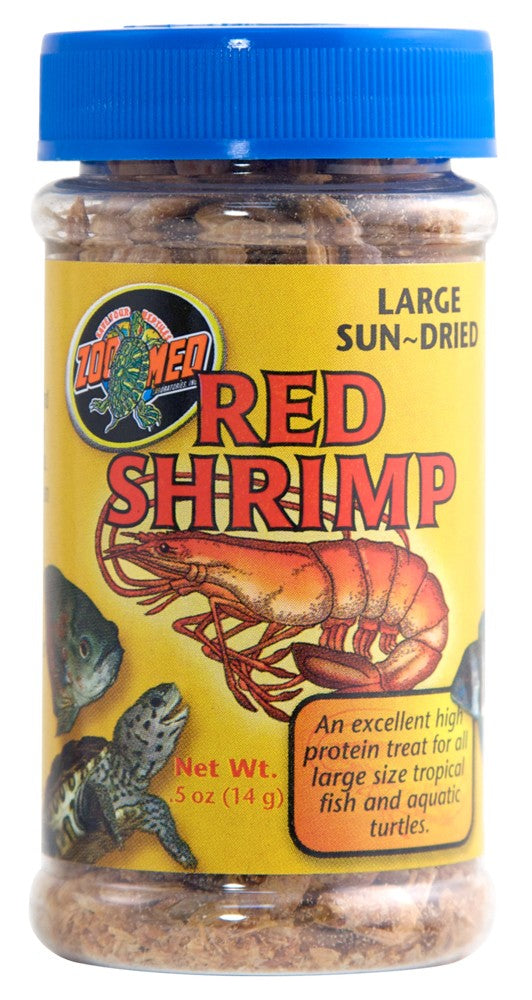 Zoo Med Sun Dried Red Shrimp Large .5oz