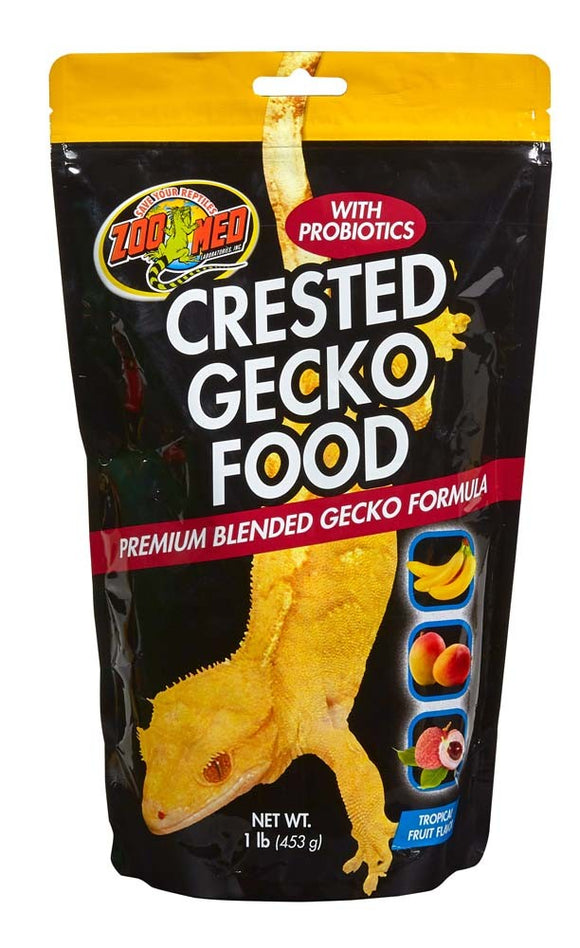 Zoo Med's Crested Gecko Food Premium Blended Tropical Fruit 1lb
