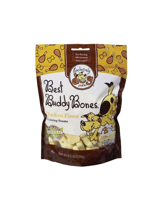 Exclusively Pet Best Buddy Bones Chicken Flavor Dog Treats 5.5oz